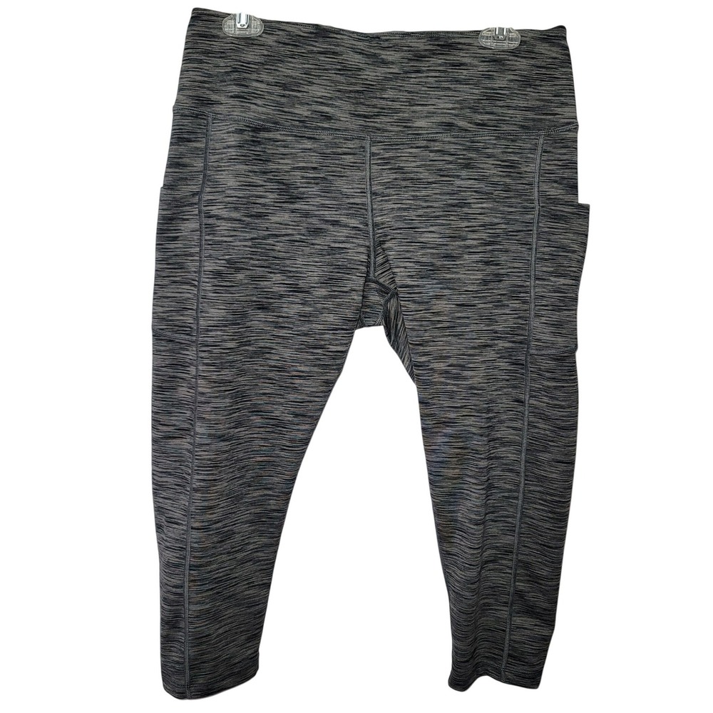IUGA Heathered Gray High‑Waist Leggings‎ XXL Soft Stretch Activewear Yoga Pants